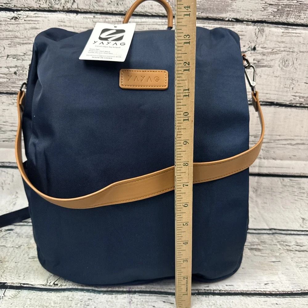 YAYAG Diaper Bag 🆕 Backpack Stylish Tote Navy Blue Travel Baby Shoulder‎ New